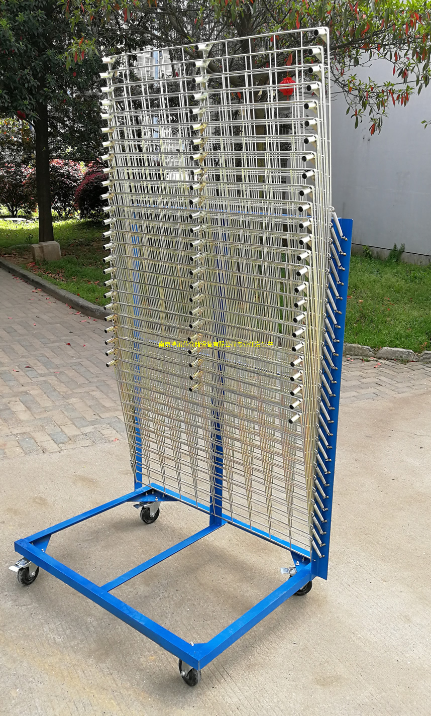 千層架也稱絲印千層架、千層車、乾燥架、晾曬架、晾紙架、網(wǎng)架、層架臺(tái)車及印刷車和干燥架，咨詢電話025-88802418